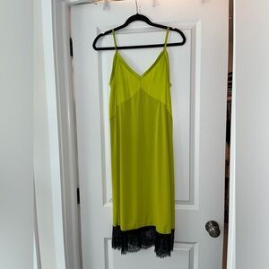 Lime green Zara dress